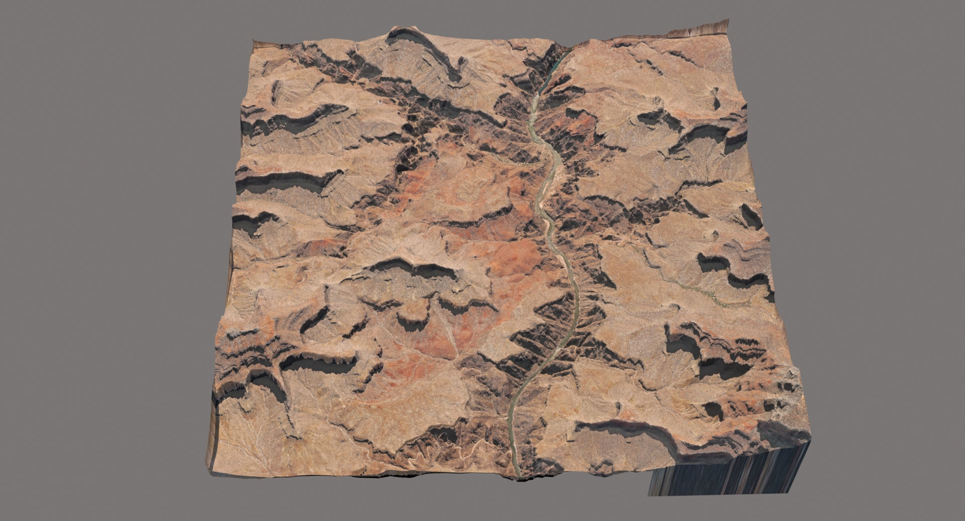 Grand Canyon Landscape 10x10km 3D model_6