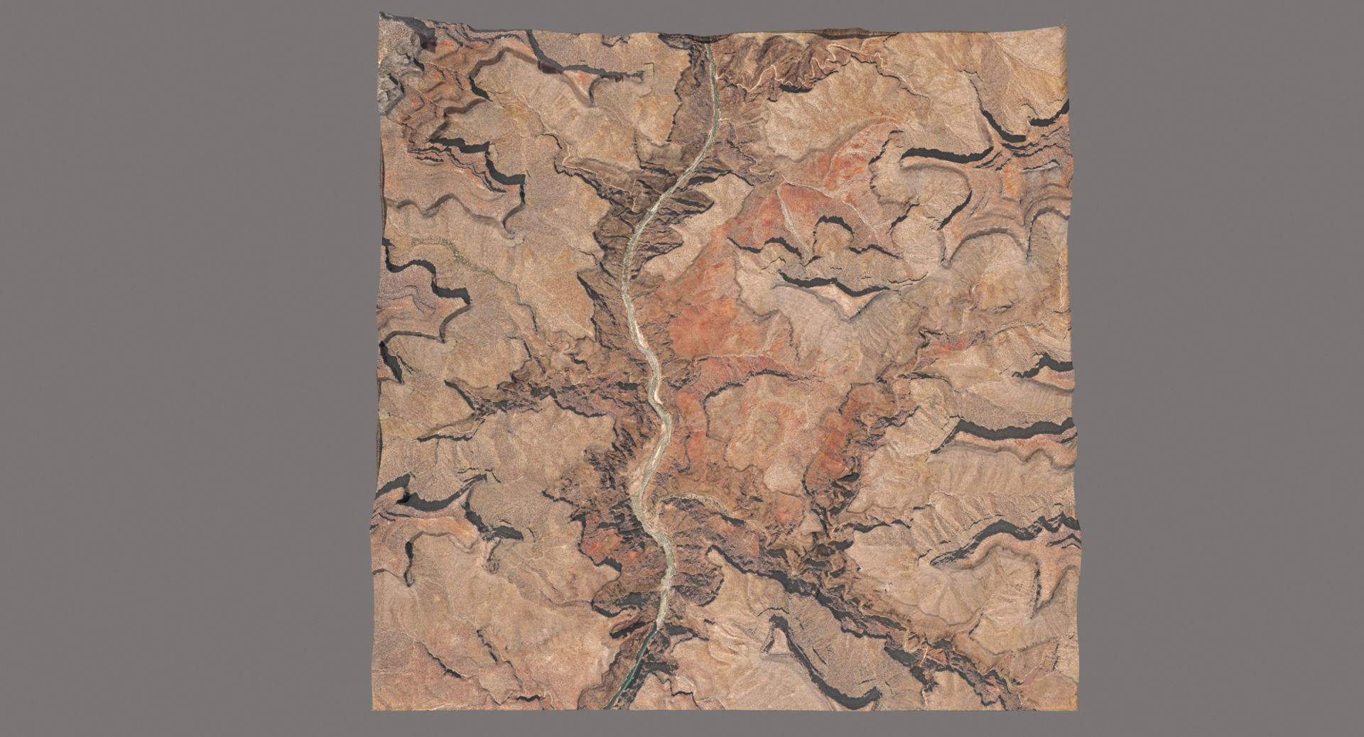 Grand Canyon Landscape 10x10km 3D model_9