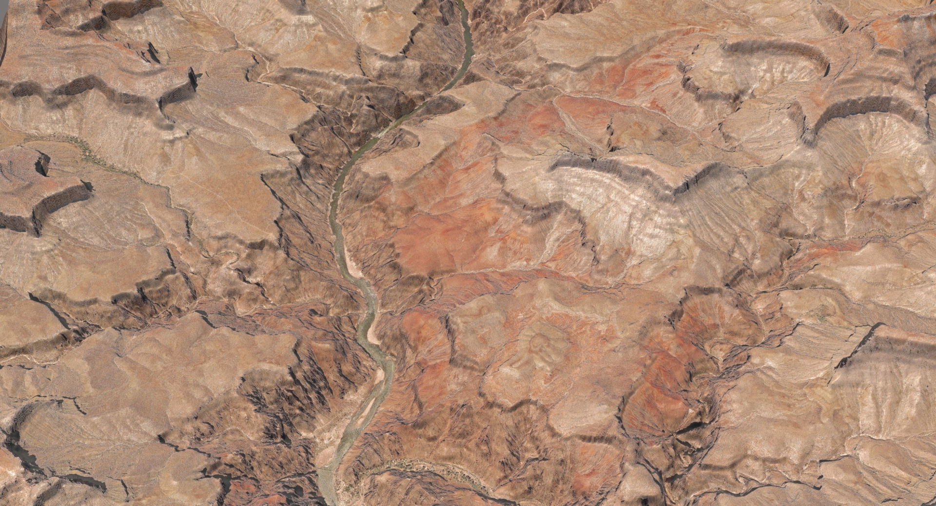 Grand Canyon Landscape 10x10km 3D model_2