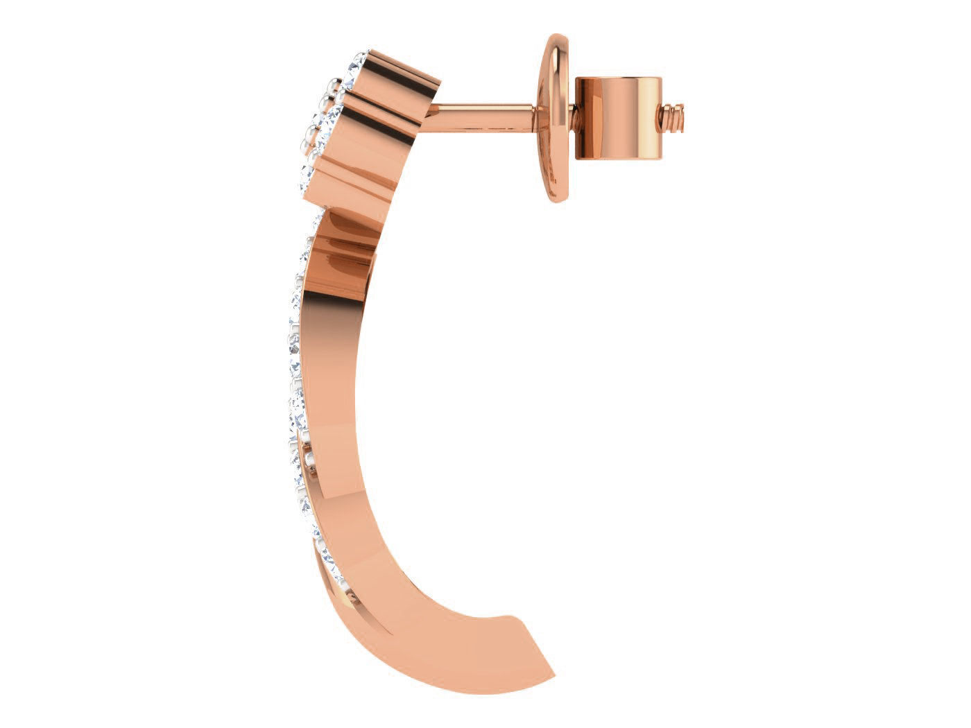 Women earrings 3dm stl renders detail 3D print model_4