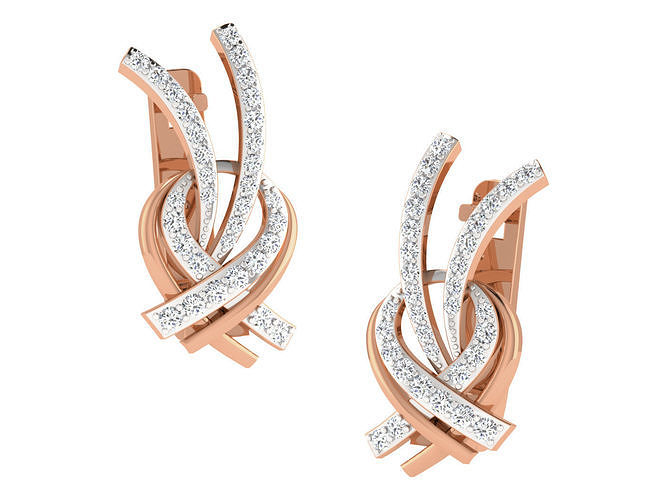 Women earrings 3dm stl renders detail 3D print model