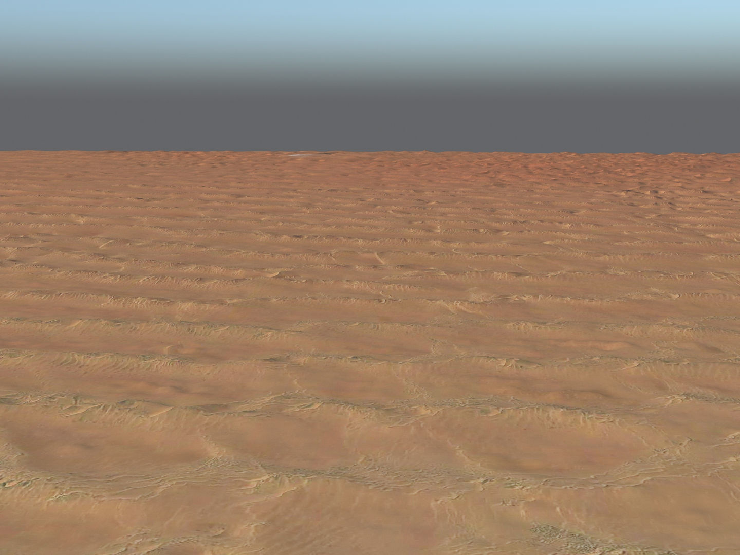 Sandy Desert Terrain 3D model_5