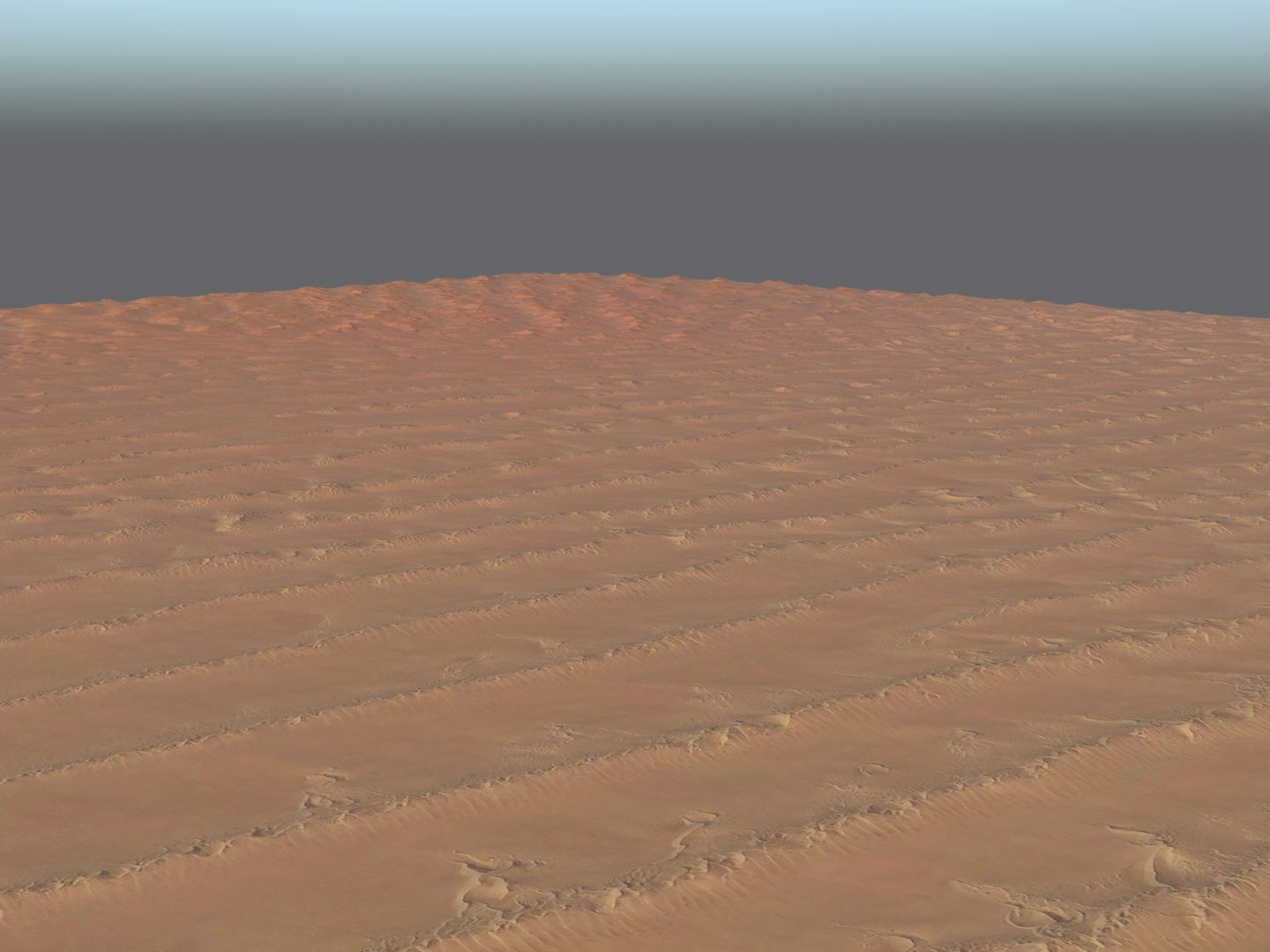 Sandy Desert Terrain 3D model_7