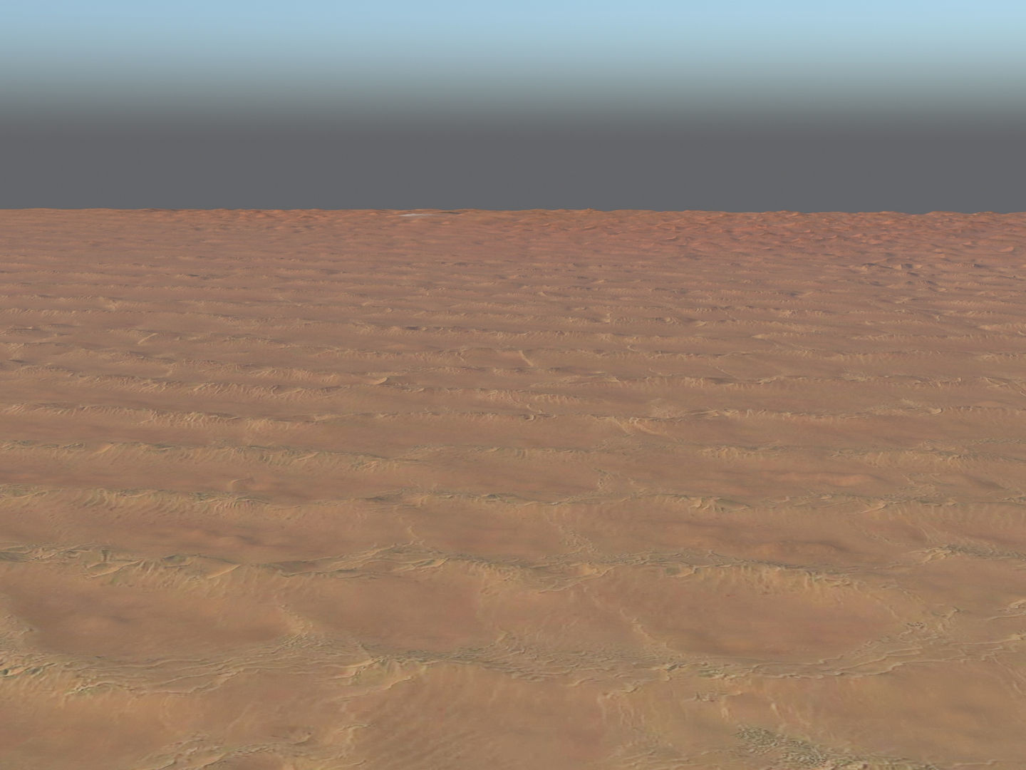 Sandy Desert Terrain 3D model_6