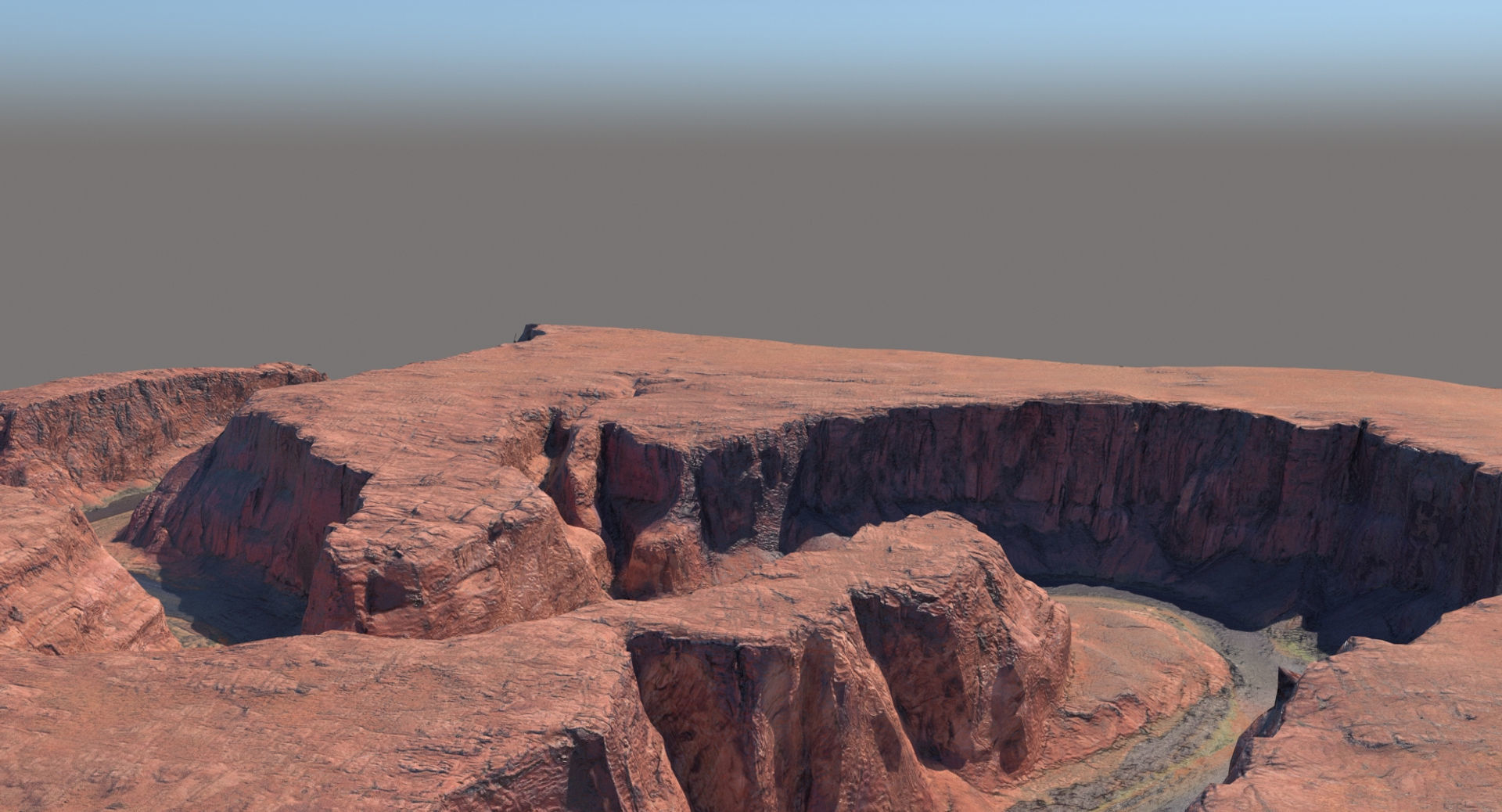 Horseshoe Canyon 3D model_8