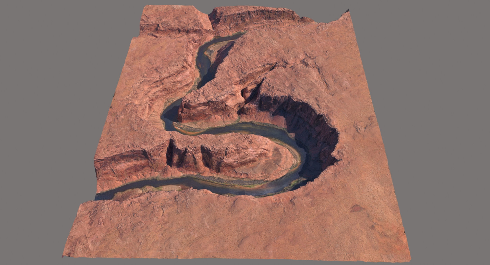 Horseshoe Canyon 3D model_10