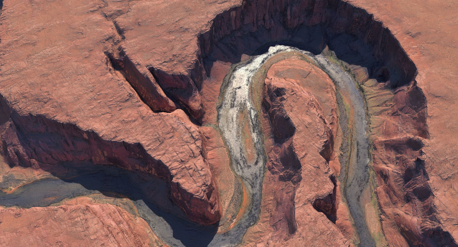Horseshoe Canyon 3D model_1