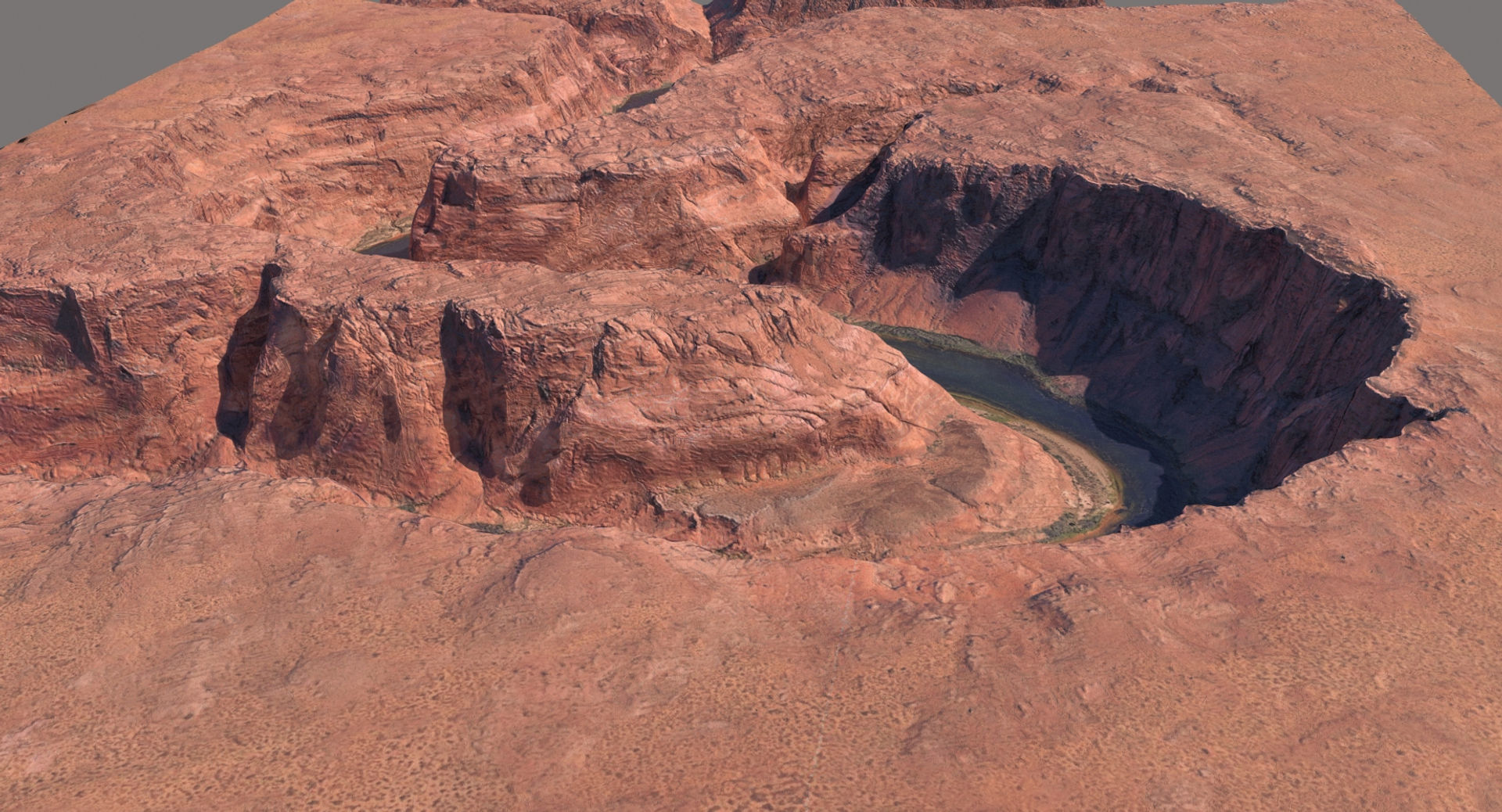 Horseshoe Canyon 3D model_5
