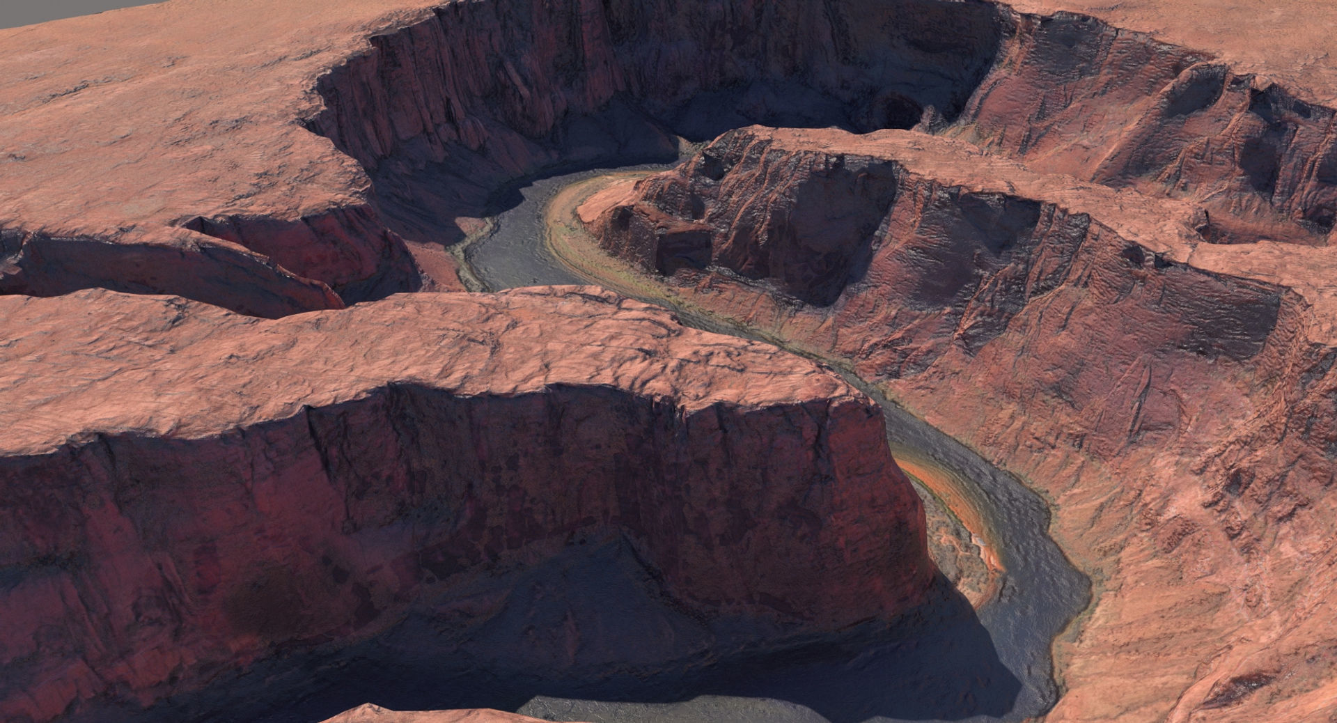 Horseshoe Canyon 3D model_3