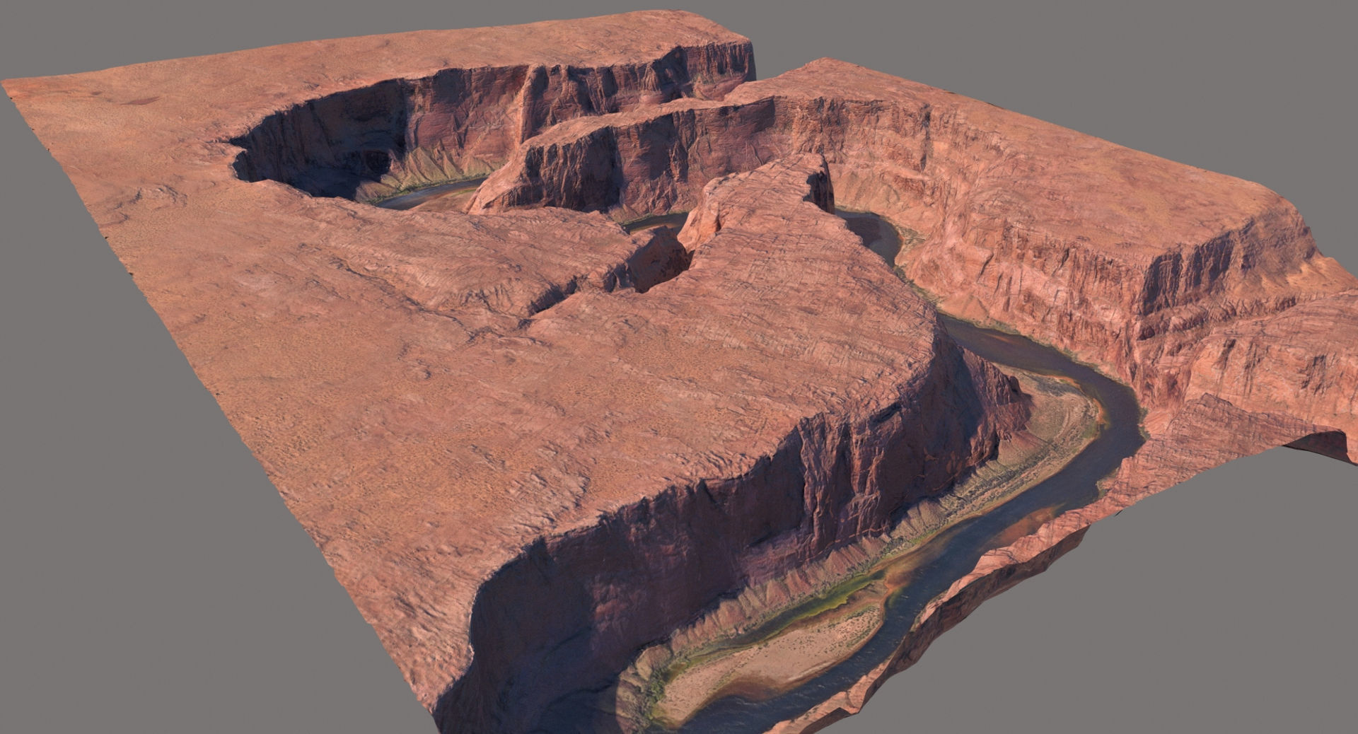 Horseshoe Canyon 3D model_7