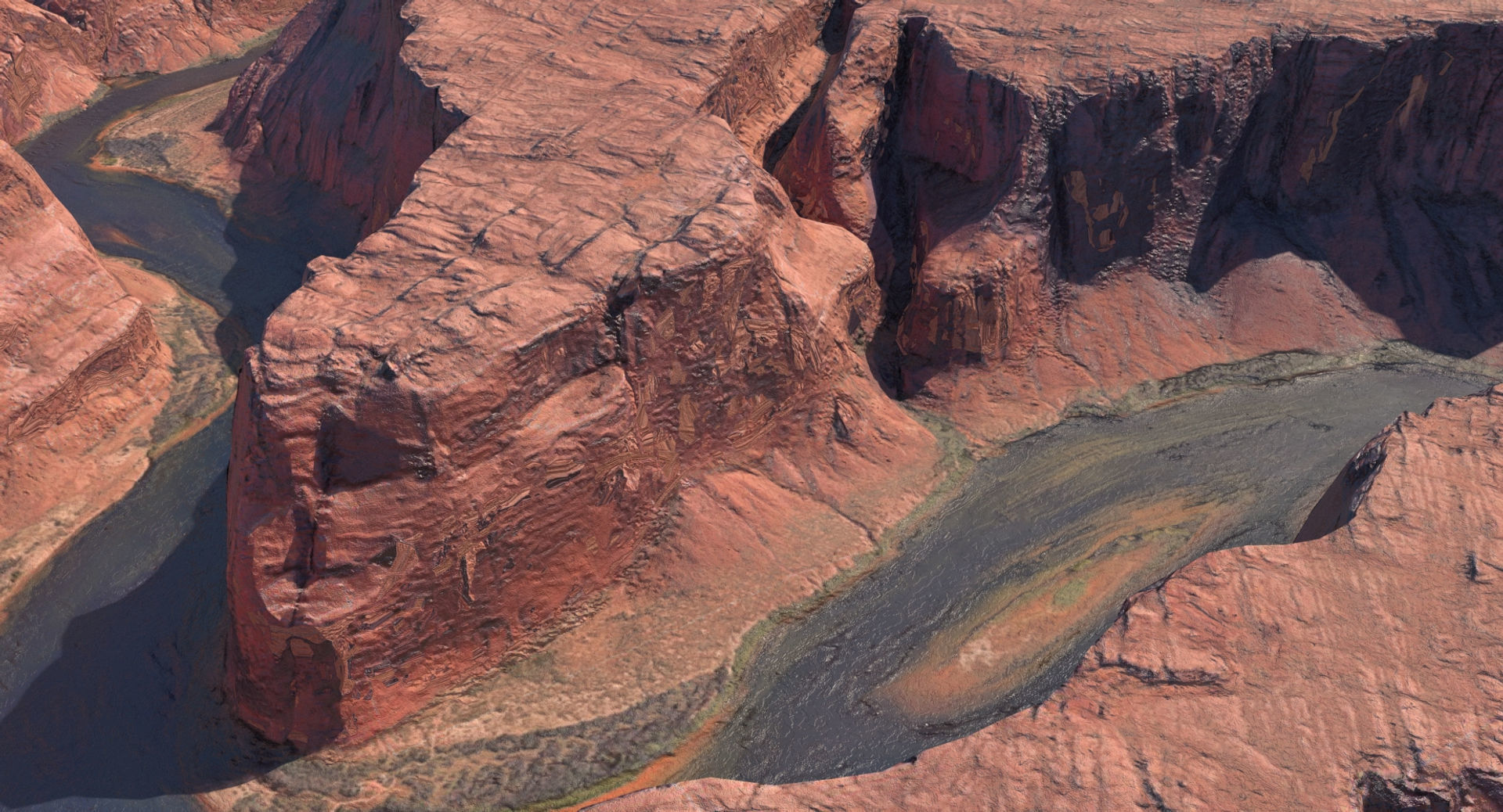 Horseshoe Canyon 3D model_2