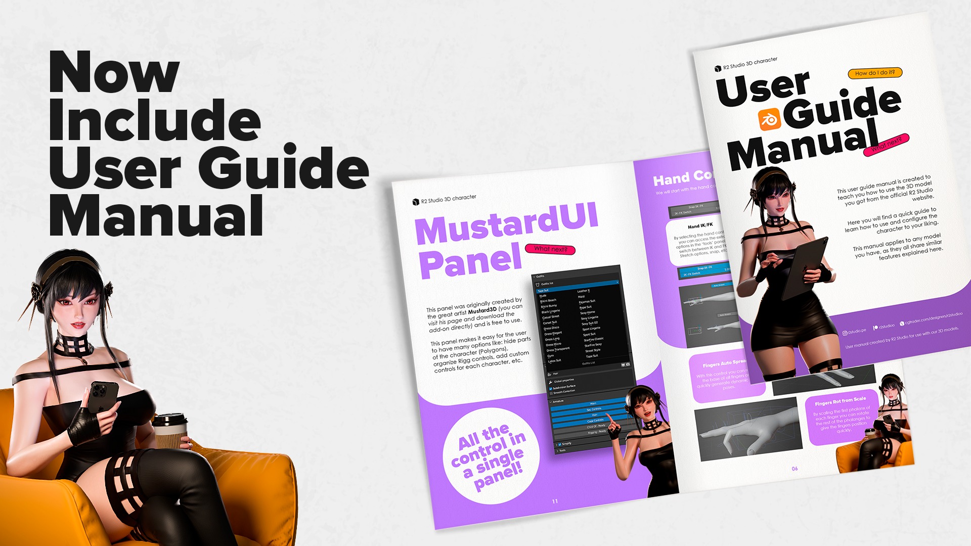 Cammy White - Game Ready 3D model - UE4 Low-poly 3D model_17