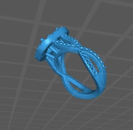 ANILLO DE COMPROMISO CON CRUCE 3D print model_7