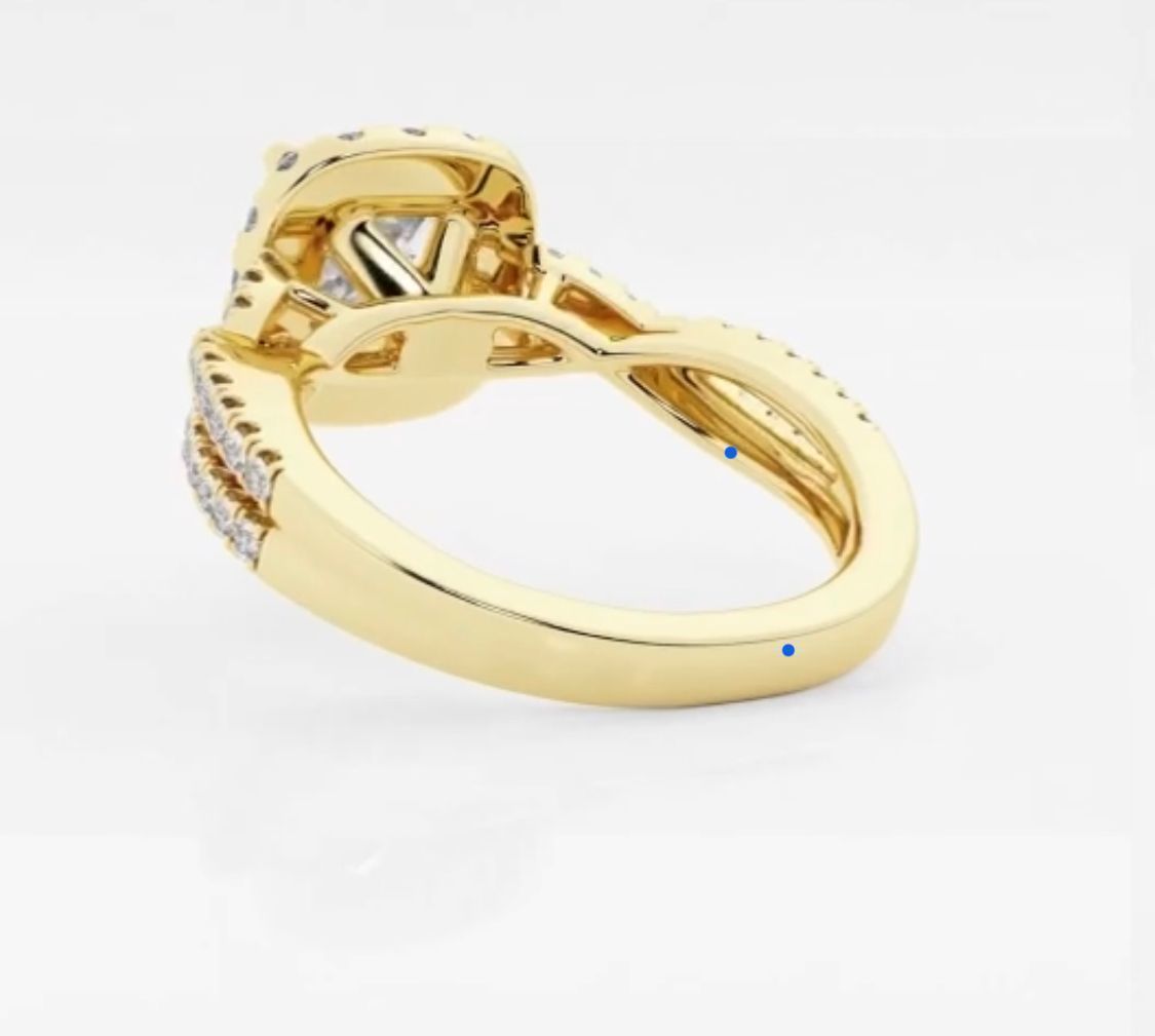 ANILLO DE COMPROMISO CON CRUCE 3D print model_2