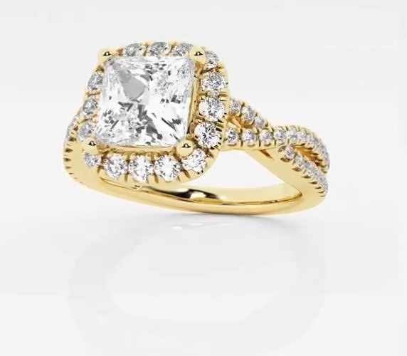 ANILLO DE COMPROMISO CON CRUCE 3D print model