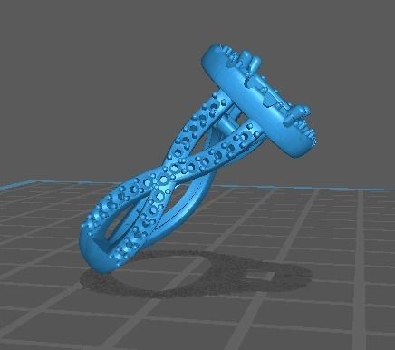 ANILLO DE COMPROMISO CON CRUCE 3D print model_5