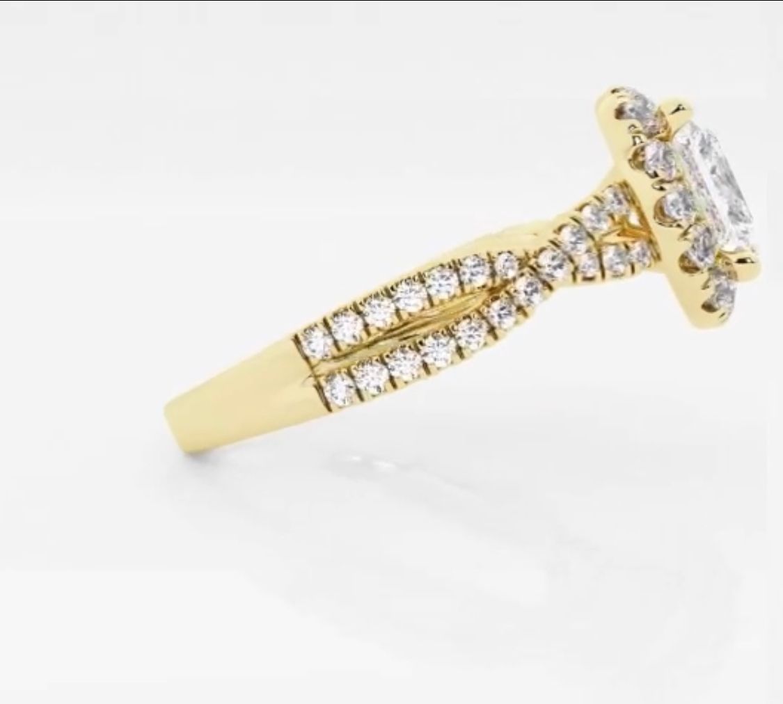 ANILLO DE COMPROMISO CON CRUCE 3D print model_3