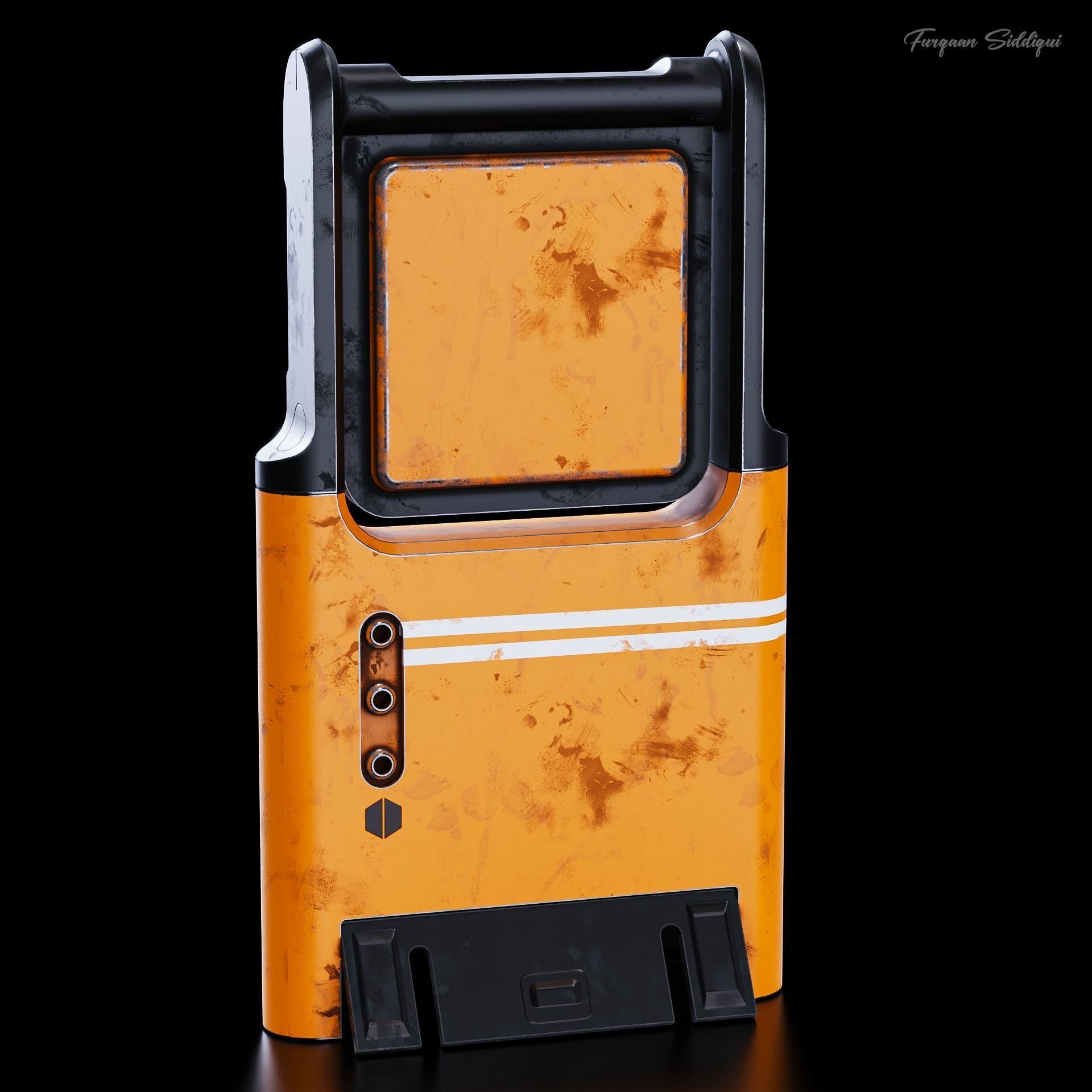 Sci-Fi LED Panel V1 Low-poly 3D model_4