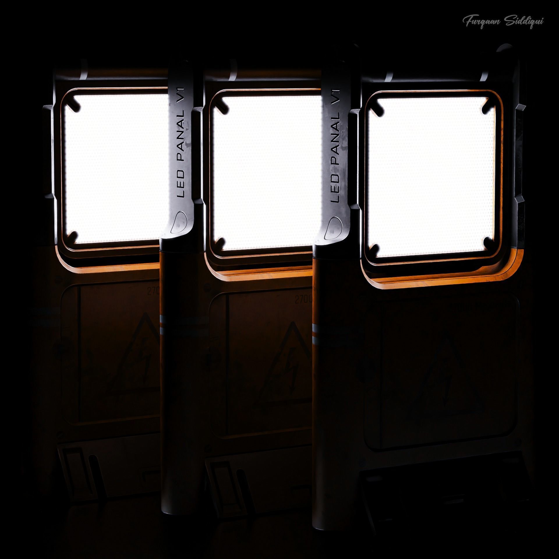 Sci-Fi LED Panel V1 Low-poly 3D model_8