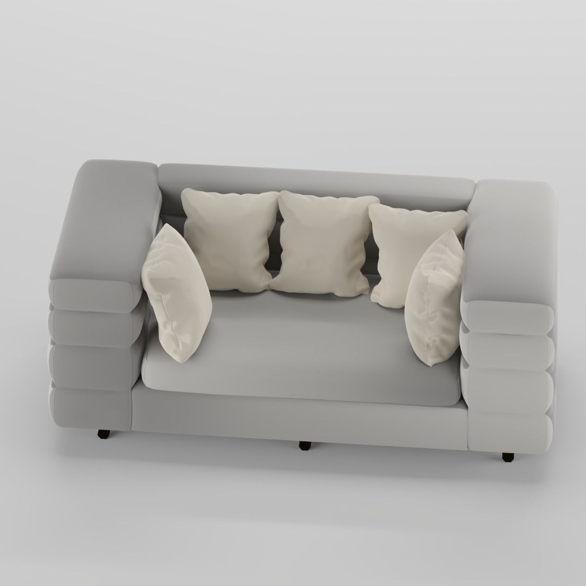 divan sofa 3D model_1