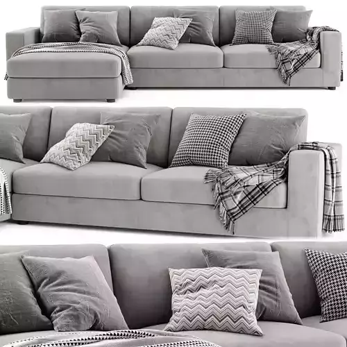 Bonaldo Hiro Chaise Longue Sofa 3D model