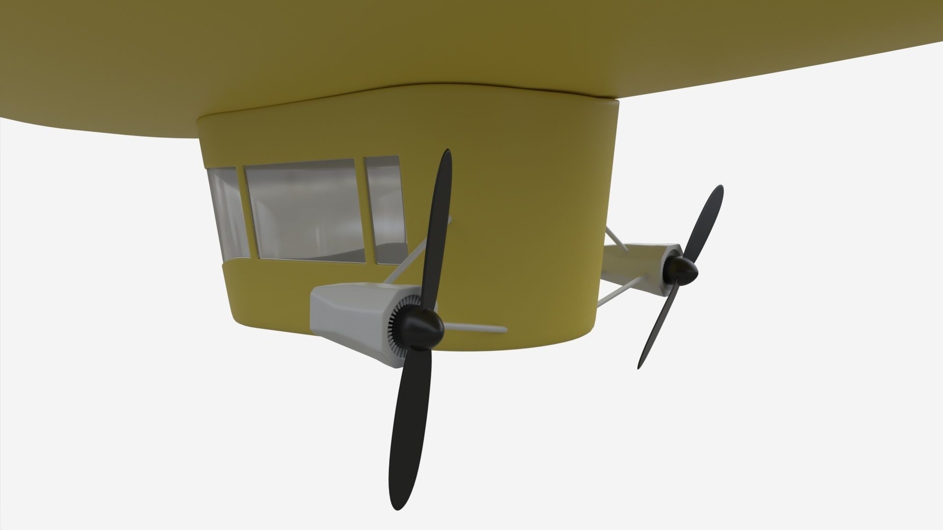 Airship 01 3D model_4