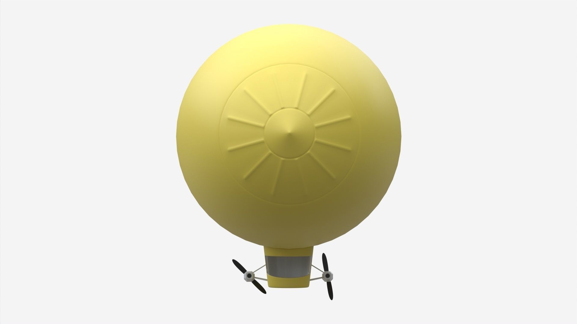 Airship 01 3D model_6