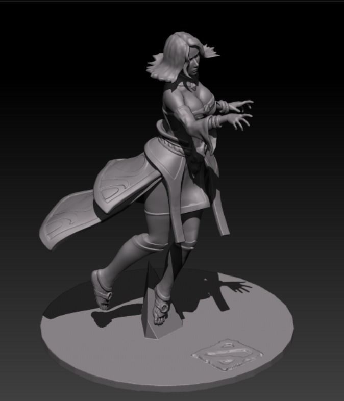 Lina dota 2 for 3D printing 3D print model_6