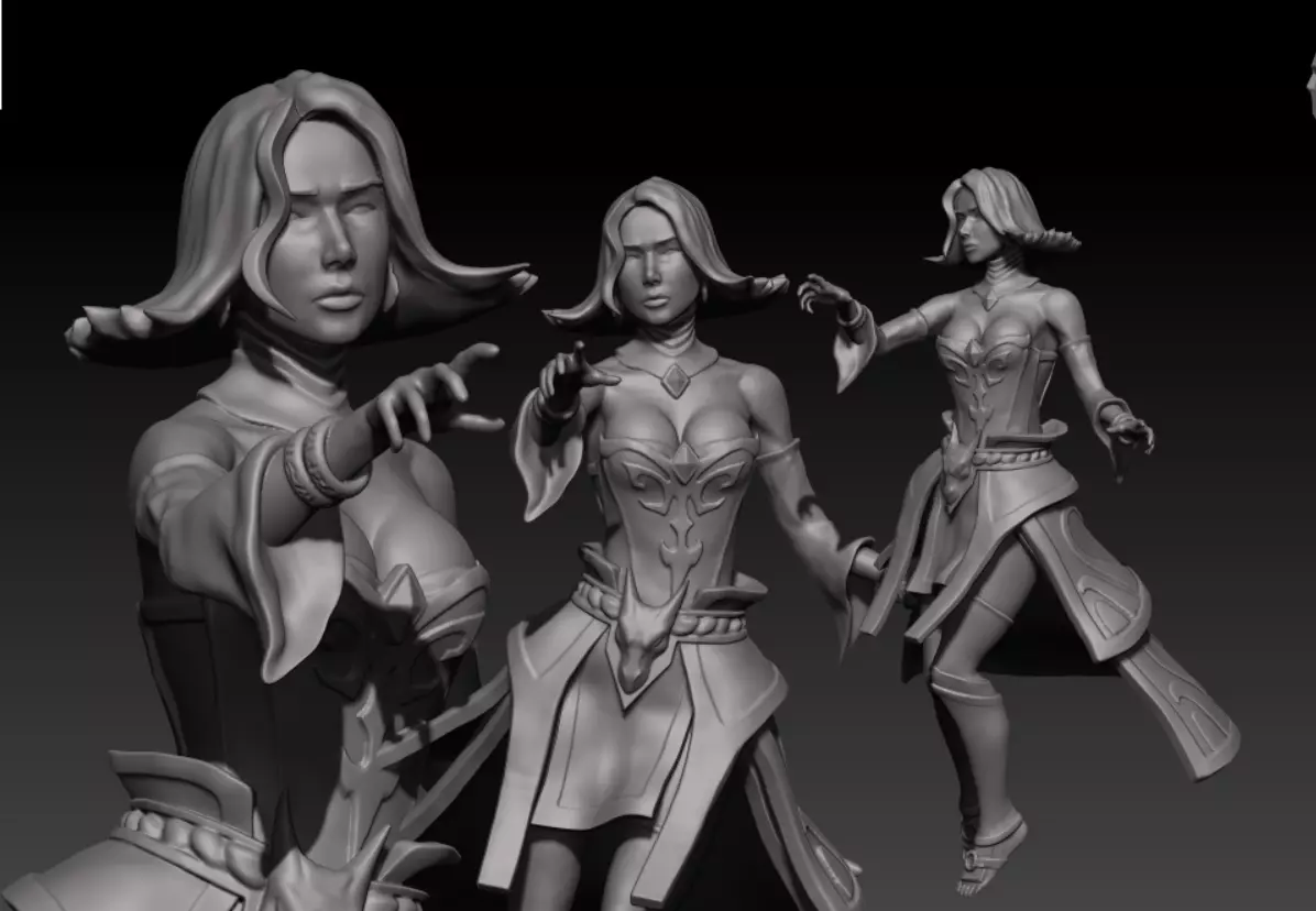 Lina dota 2 for 3D printing 3D print model_0