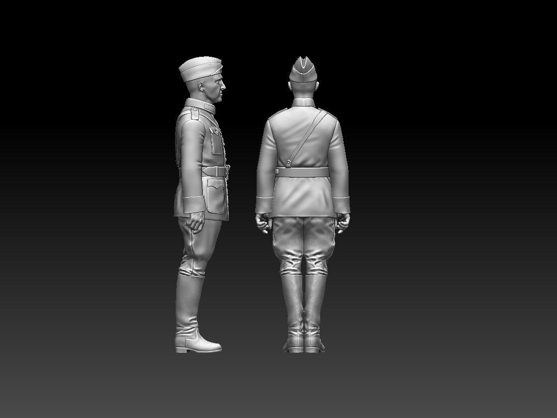 Patton ww1 3D print model_14