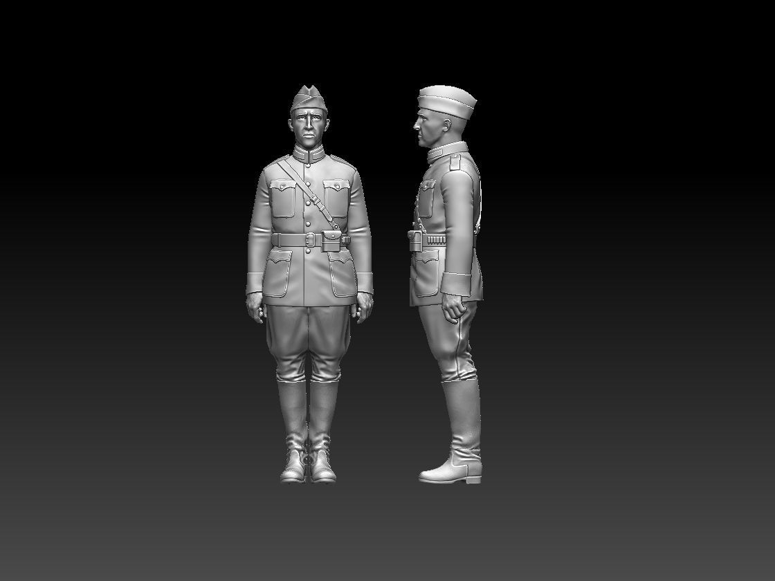 Patton ww1 3D print model_16