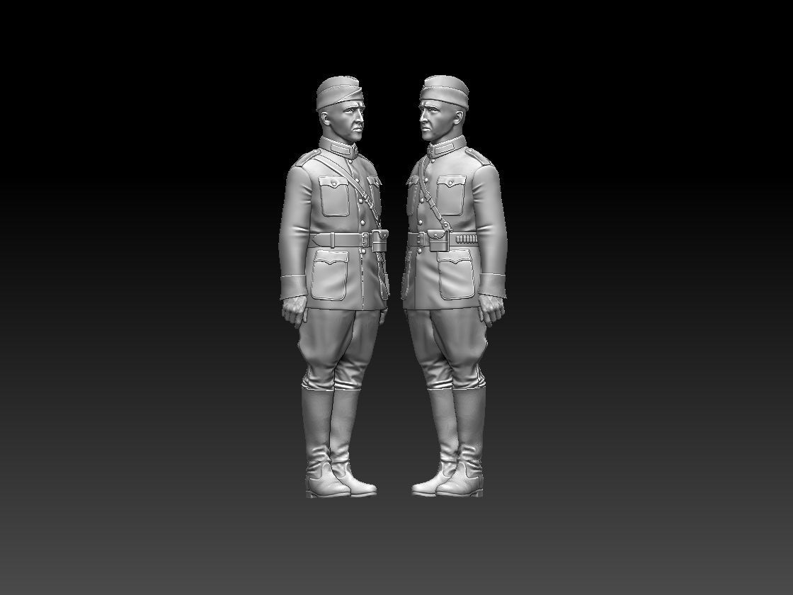 Patton ww1 3D print model_6