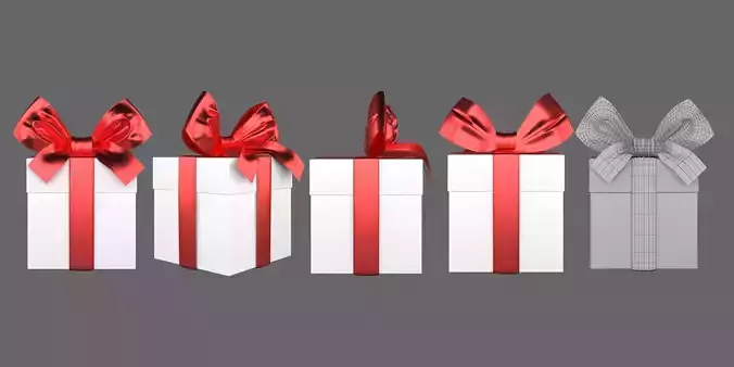 gif boxes 3d model
