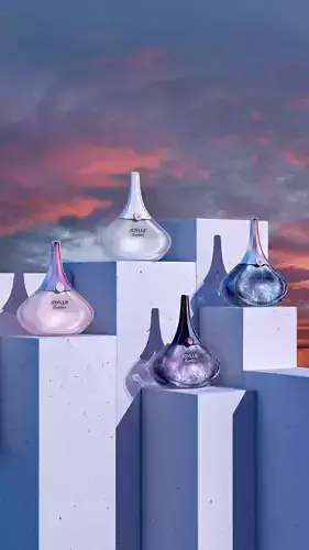 Perfume IDYLLE Guerlain Project for C4D and Redshift Render