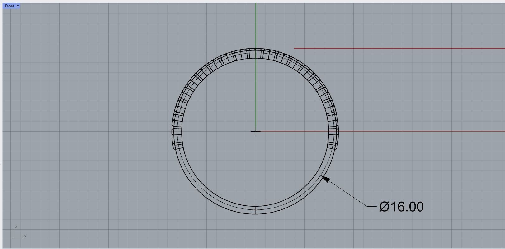 Honeycomb Ring 3D print model_6