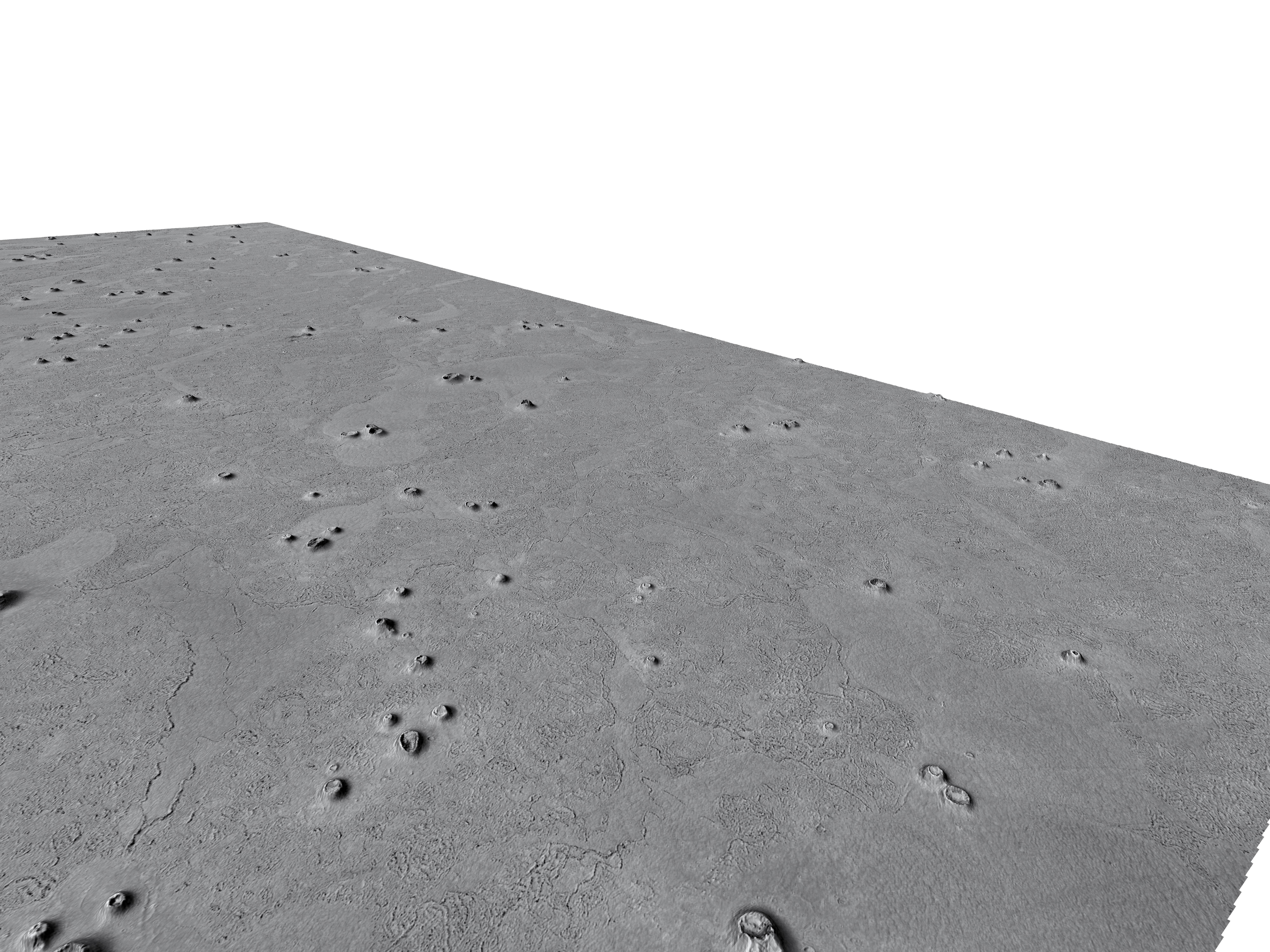 MARS VR - Cratered Cones in Western Elysium Planitia 3D model_2