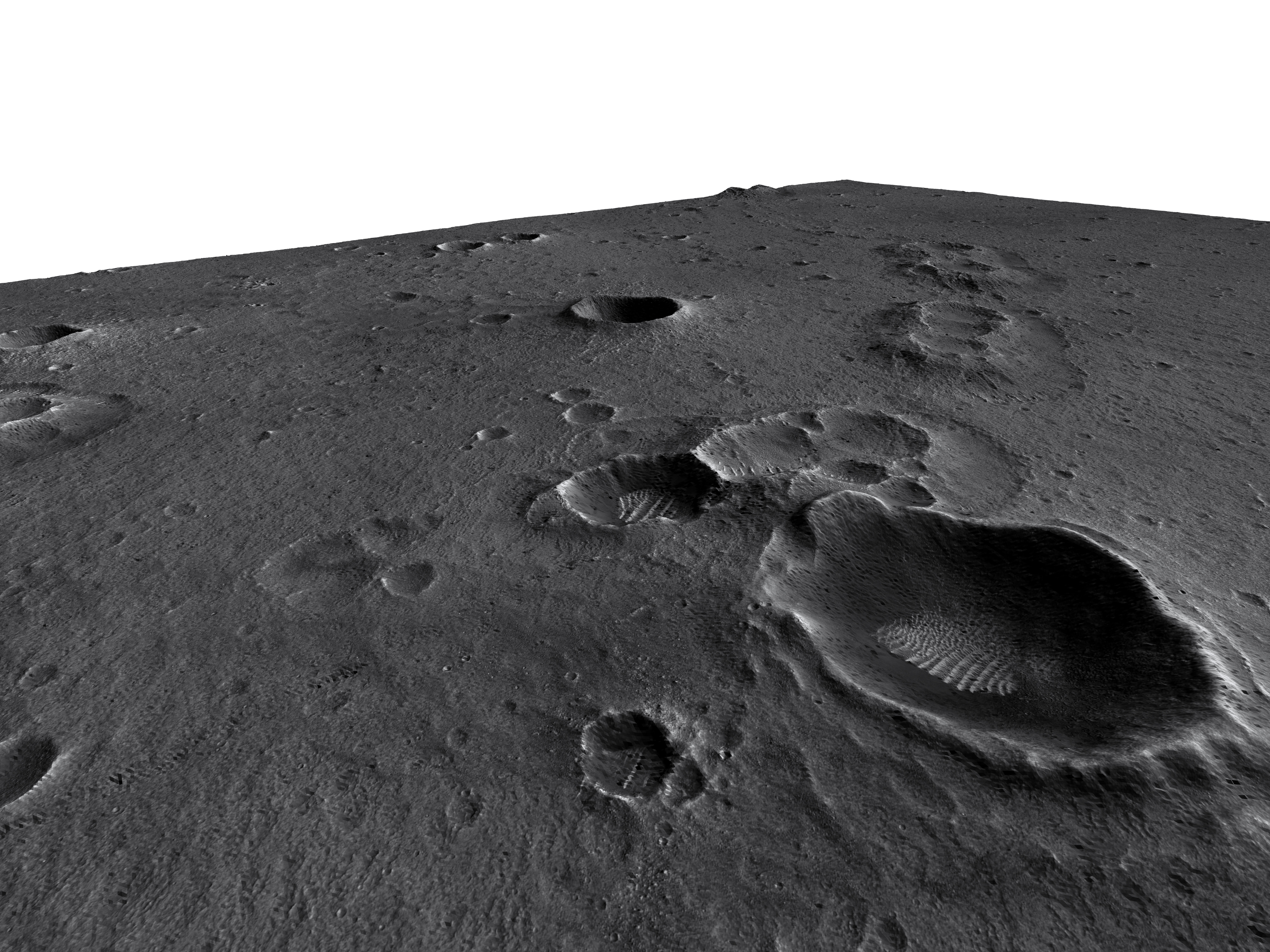 MARS VR - Pitted Cones in Utopia Planitia 3D model_1