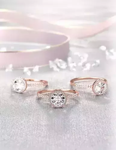 Rings 3D Model Project for C4D and Redshift Render