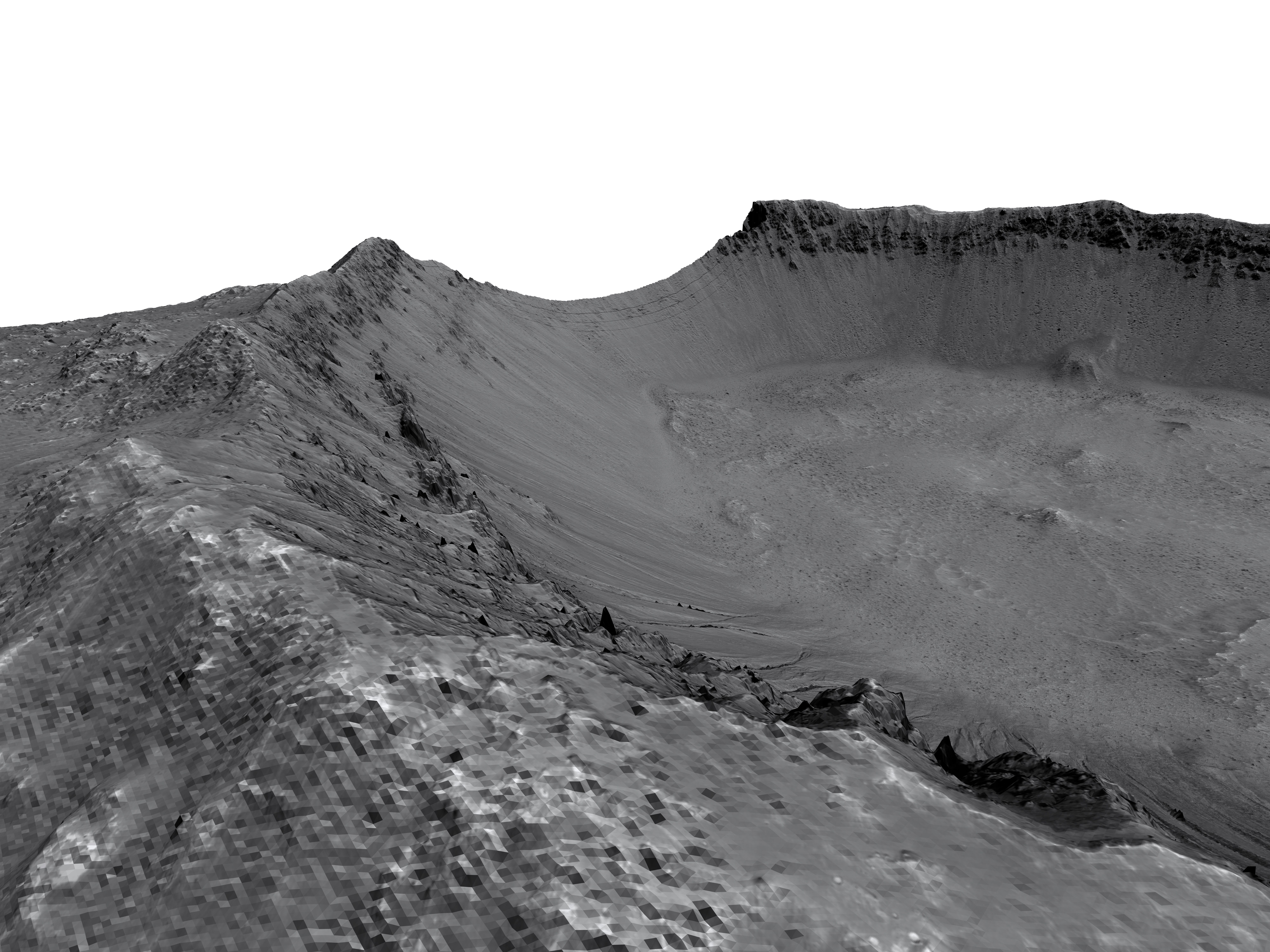 MARS VR - Crater Gully and Slope Monitoring 3D model_1