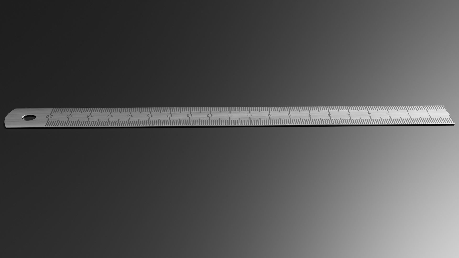 Ruler 02 3D model_5