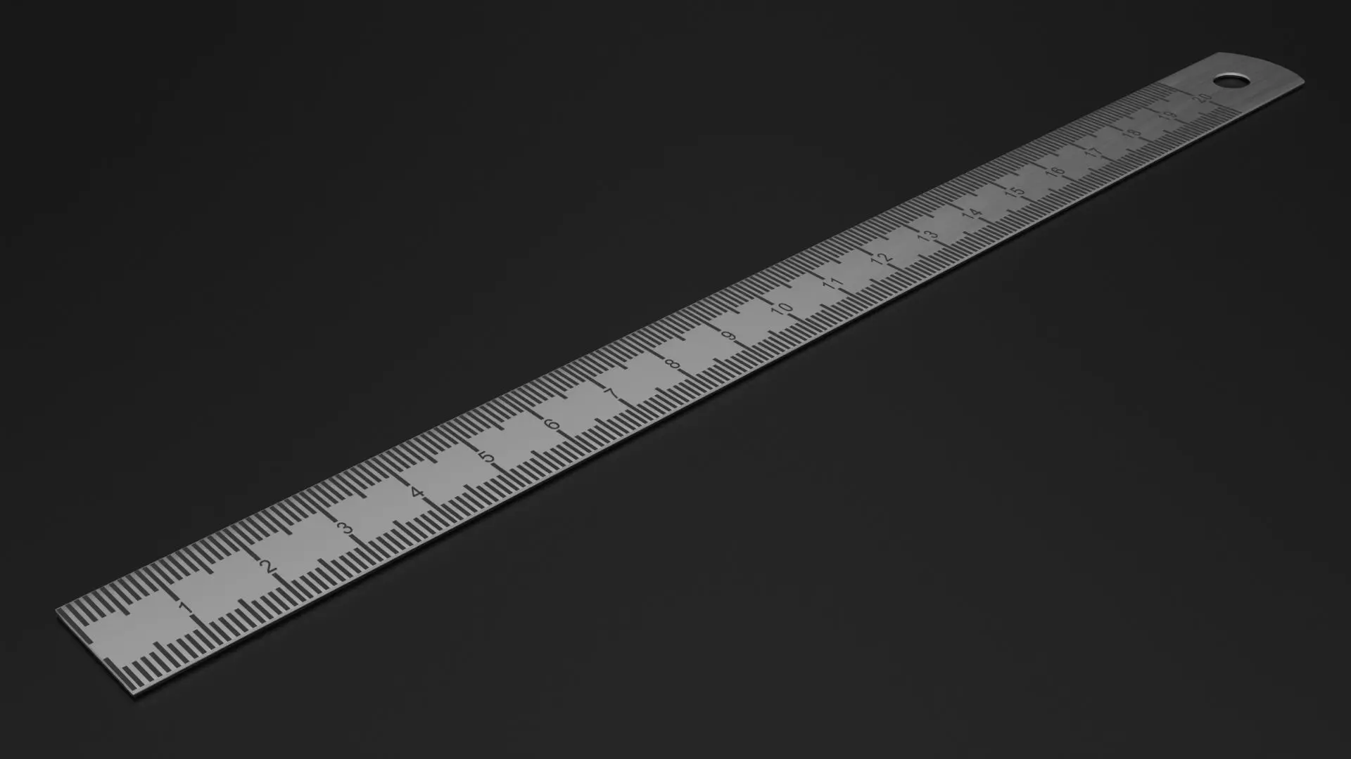Ruler 02 3D model_0