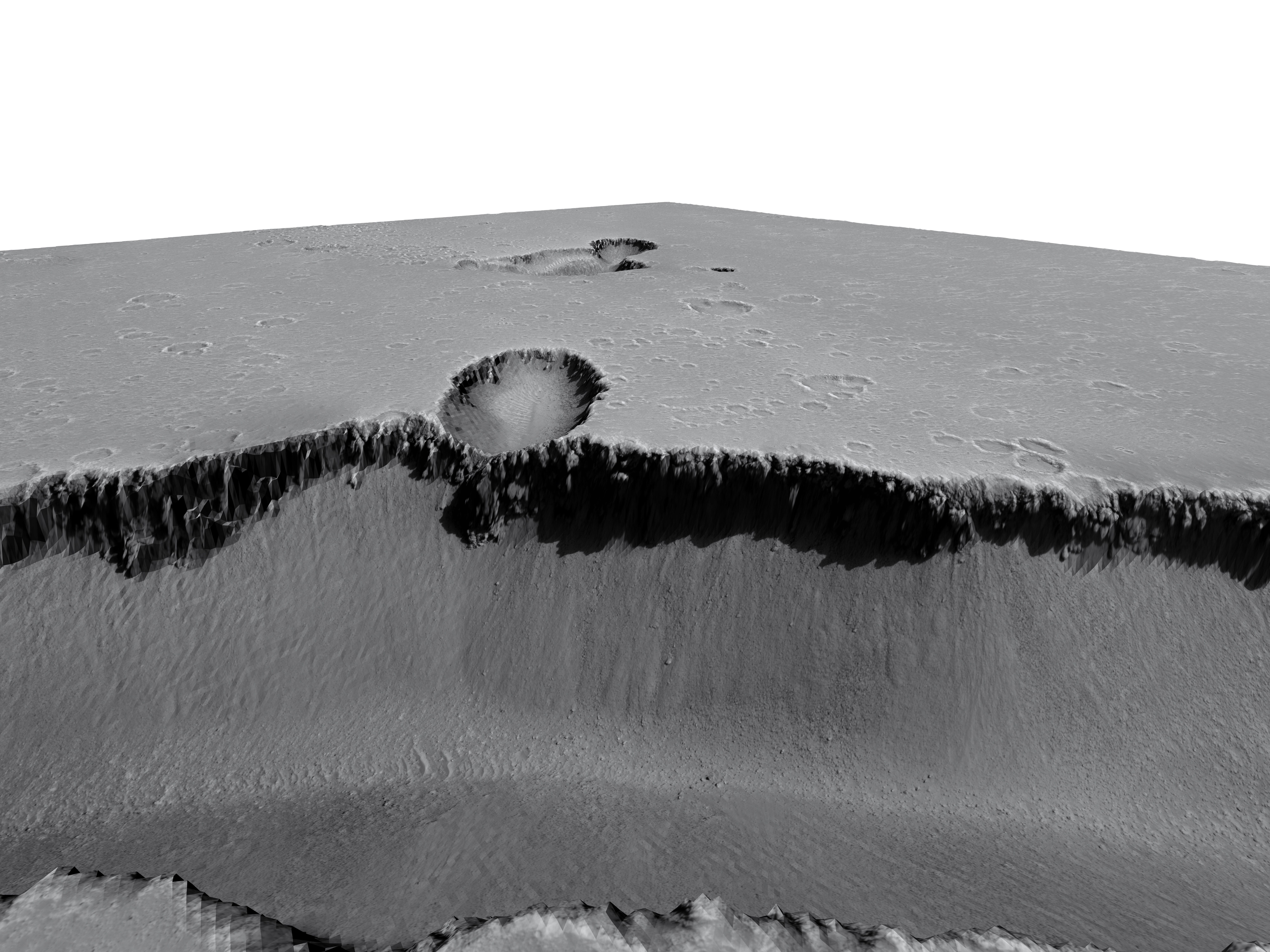 MARS VR - Pit Near Hephaestus Fossae 3D model_1