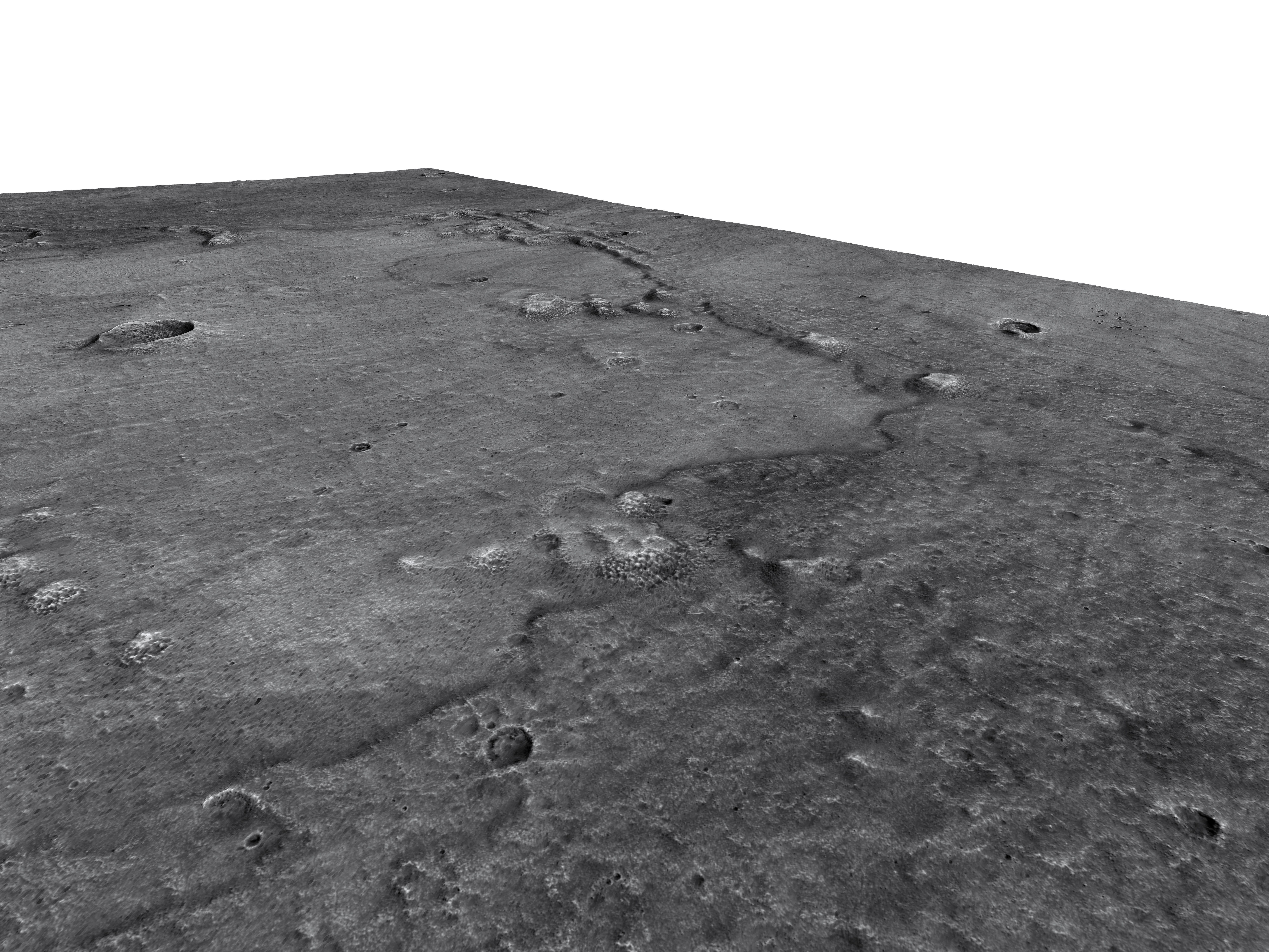 MARS VR - Pitted Cones in Utopia Planitia 3D model_2