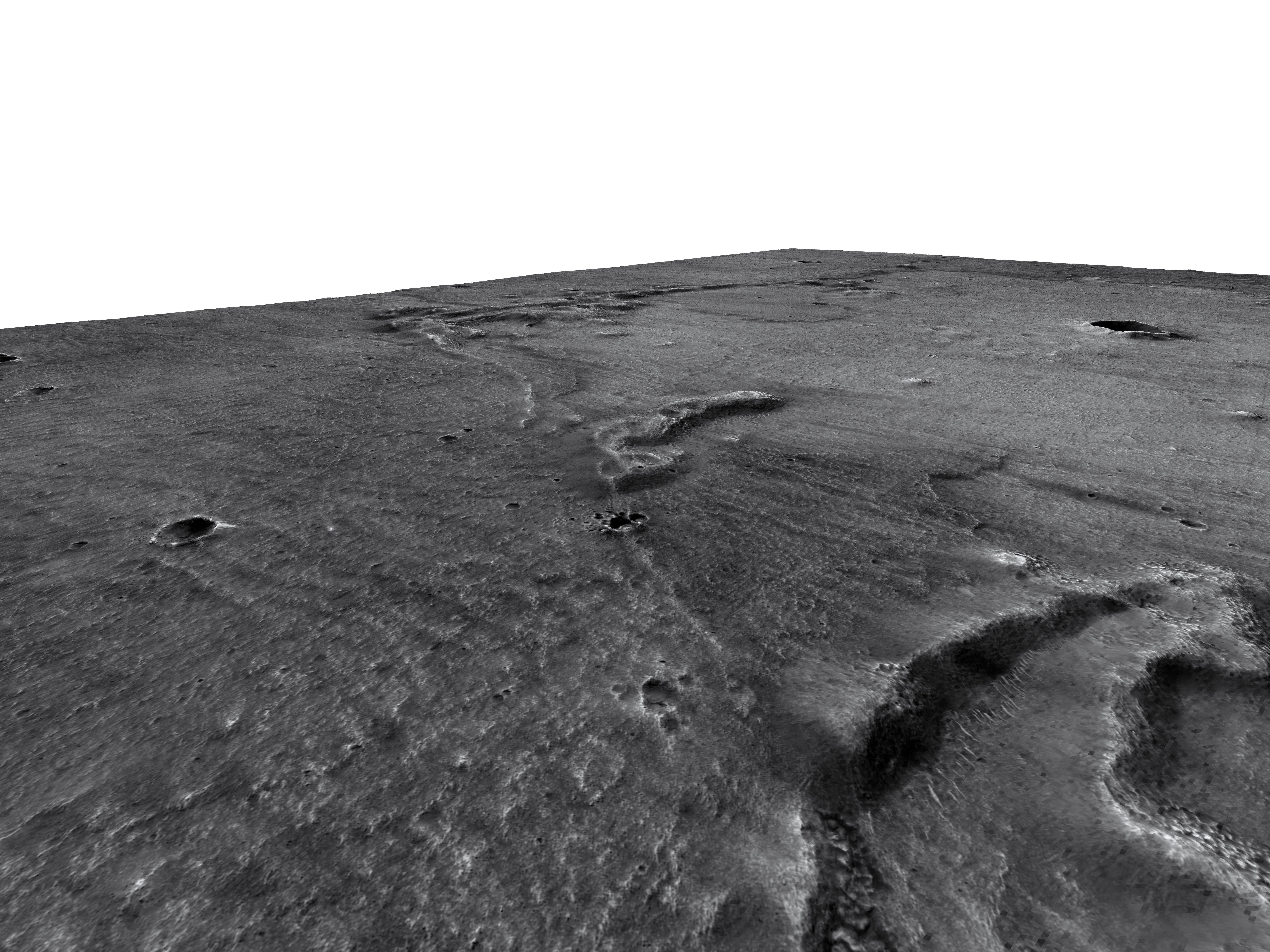 MARS VR - Pitted Cones in Utopia Planitia 3D model_1