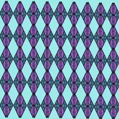 Colored Glass Dimond Pattern