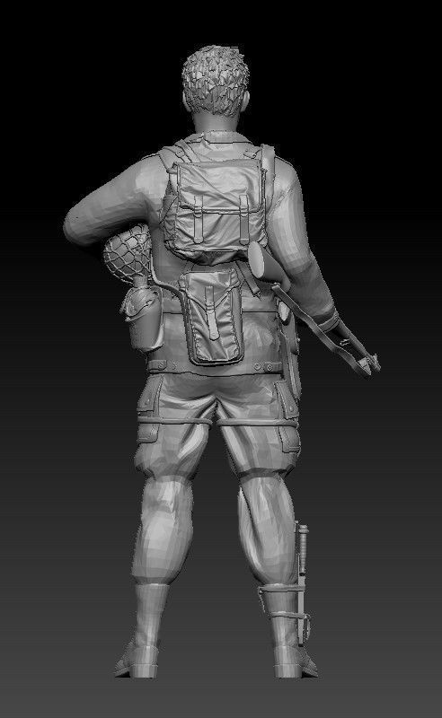 D-DAY 101st Airborne 1-35 3D print model_2
