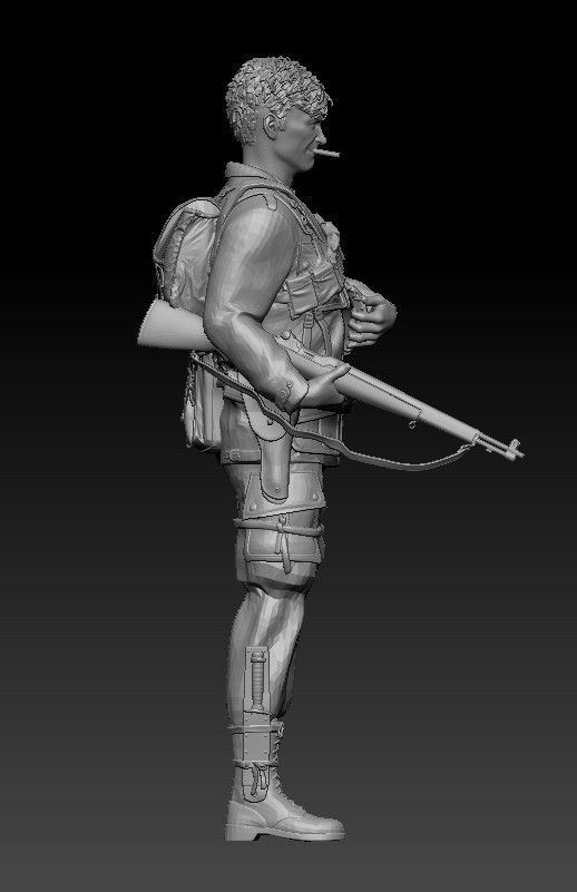 D-DAY 101st Airborne 1-35 3D print model_3