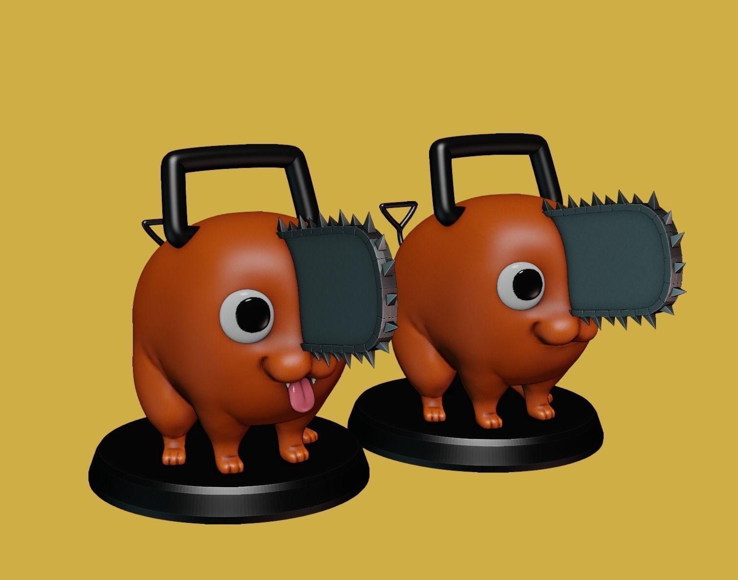 Pochita-Chainsaw Man 3D print model_1