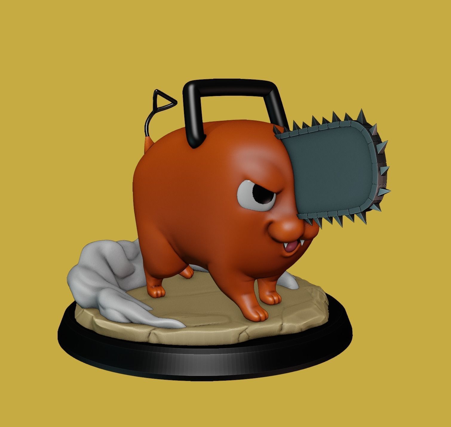 Pochita-Chainsaw Man 3D print model_3