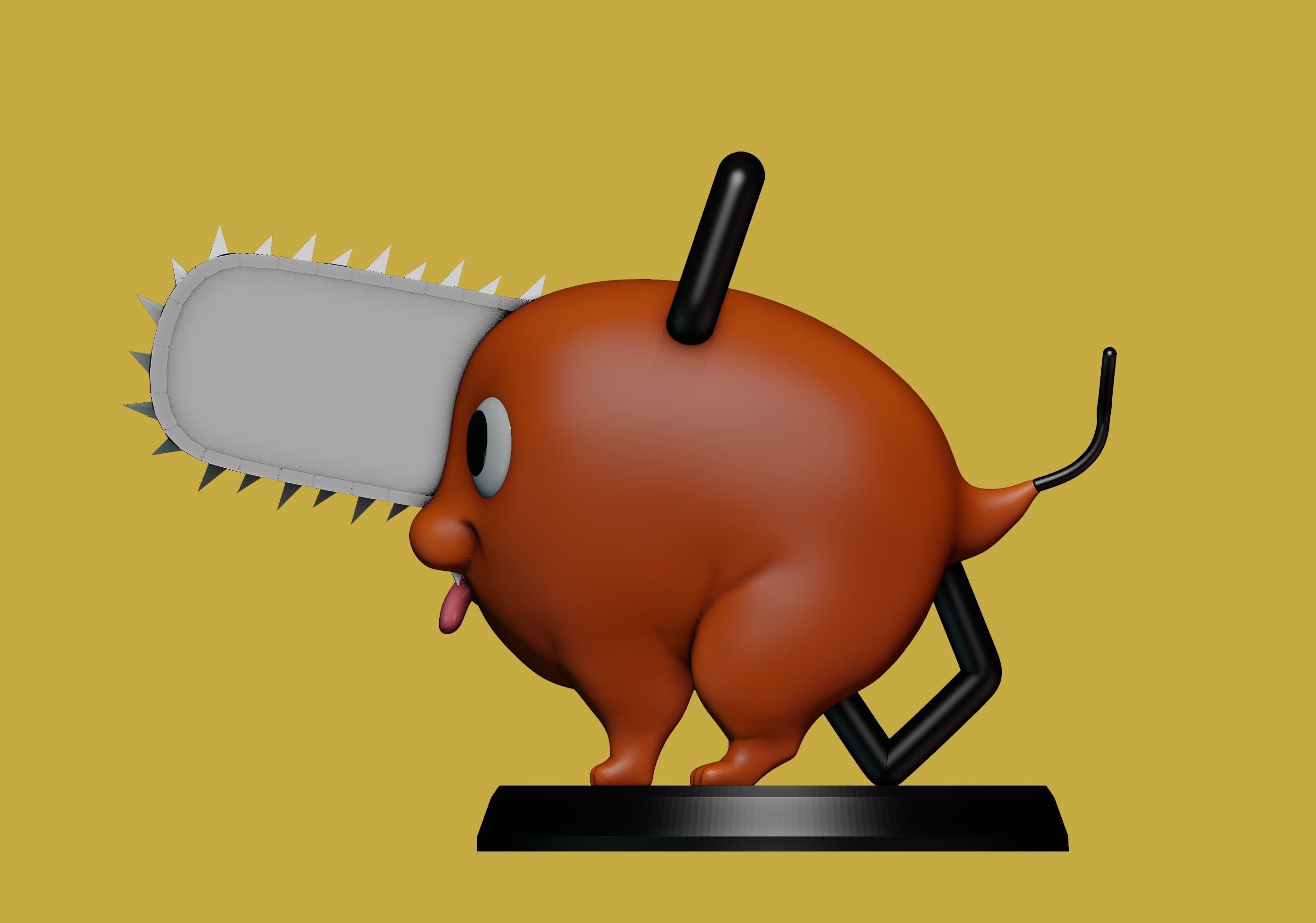 Pochita-Chainsaw Man 3D print model_15